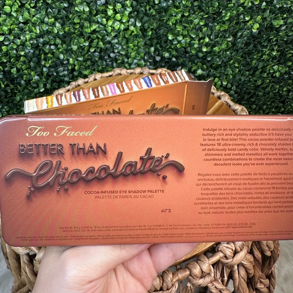 New in‎ box Too Faced better than chocolate eyeshadow pallet